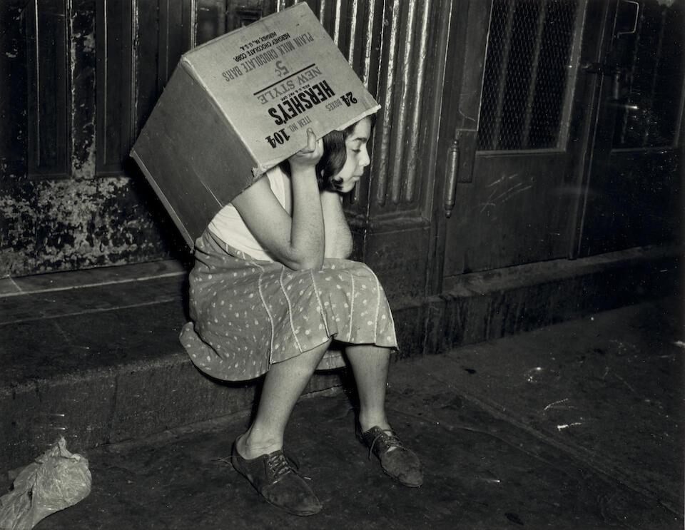 Girl with Hershey's Box