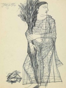 Untitled (Lady with Tree)