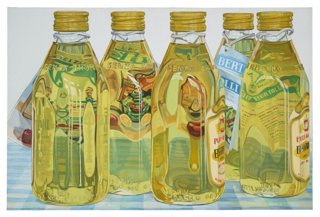 Five Bertolli Bottles