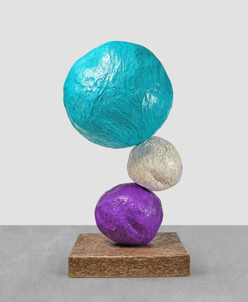 Bronze Stack 3, Cobalt Turquoise