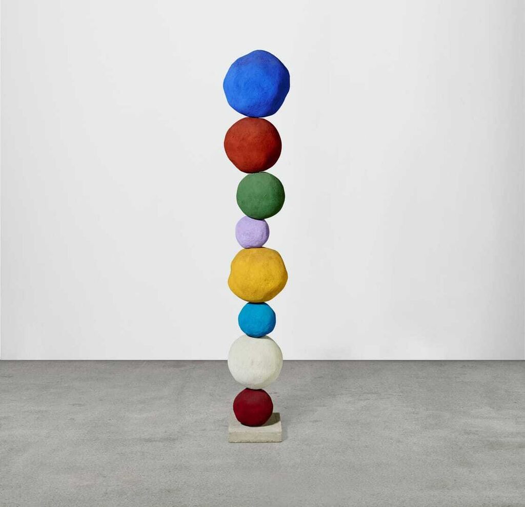 Annie Morris, Stack 8, Ultramarine Blue