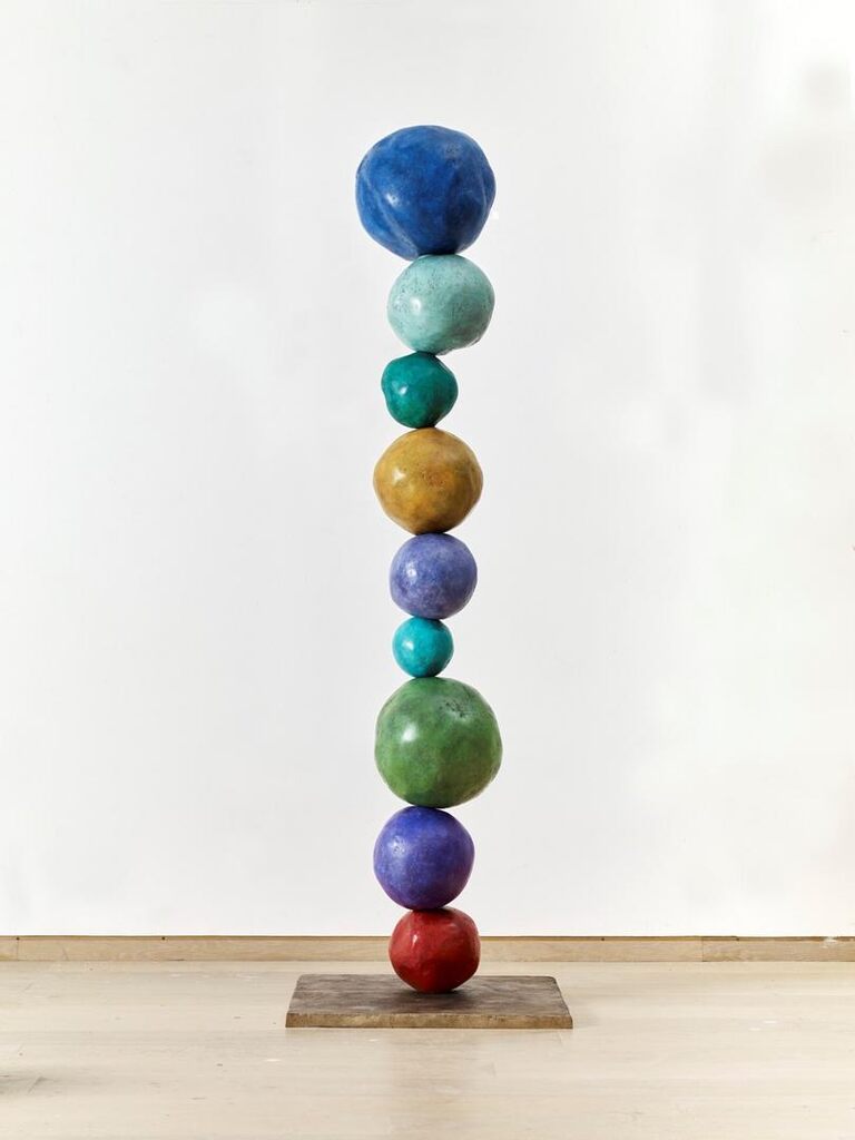 Bronze Stack 9, Ultramarine Blue