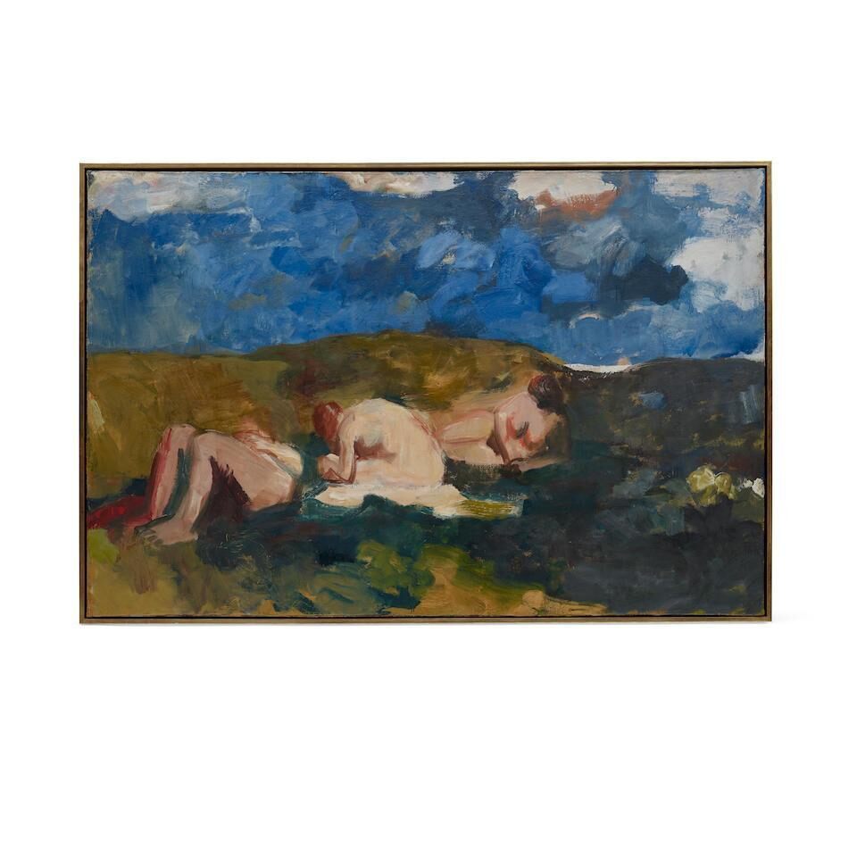 Three Bathers