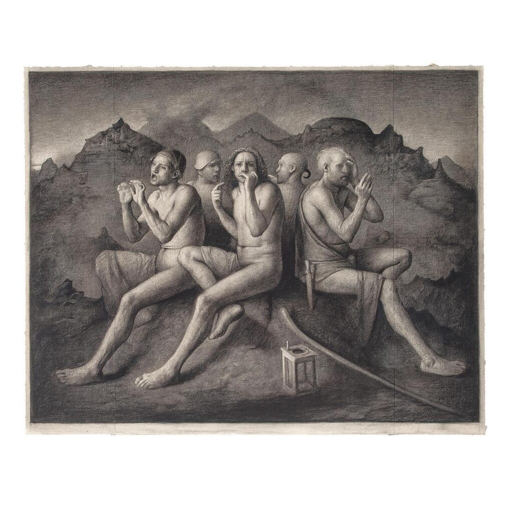 Five Seated Figures