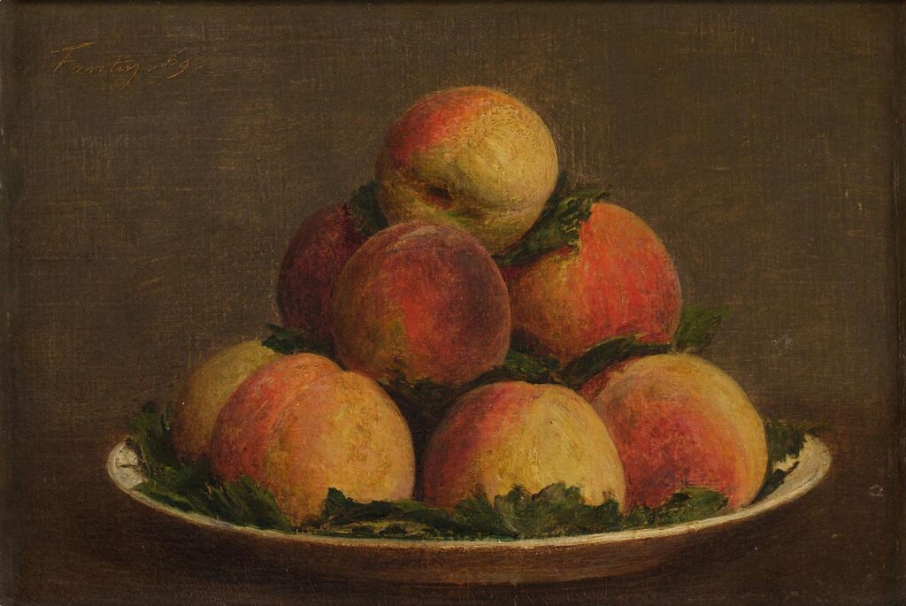 Nature morte aux pêches