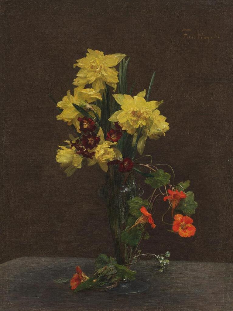 Henri Fantin-Latour, Jonquilles et capucines