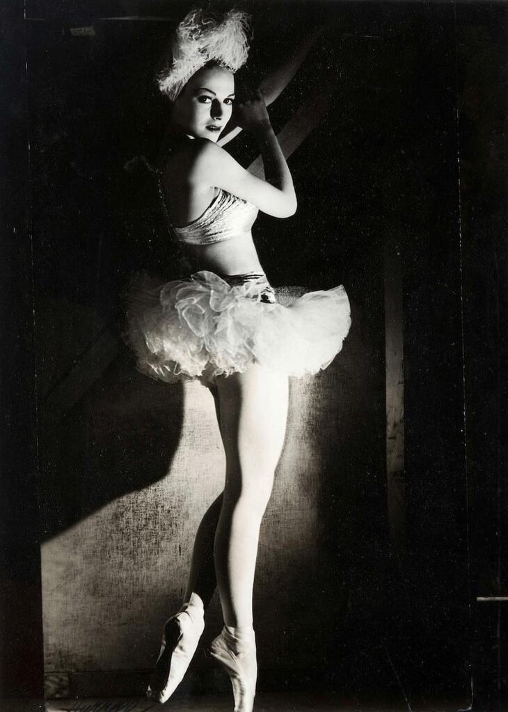 Two Photographs including Vera Zorina, c. 1939