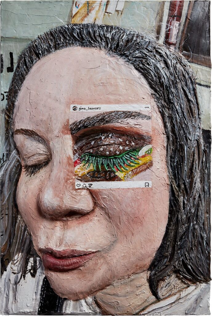 Self-portrait with 'Burger Eye 2015'