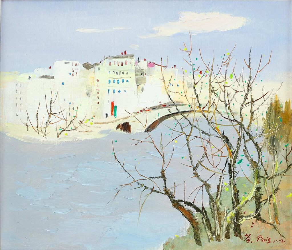 Wu Guanzhong, The Seine River (II)