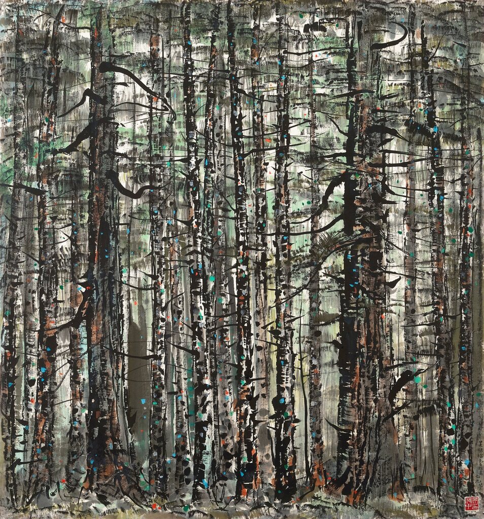 Wu Guanzhong, │Wu Guanzhong,  Trees