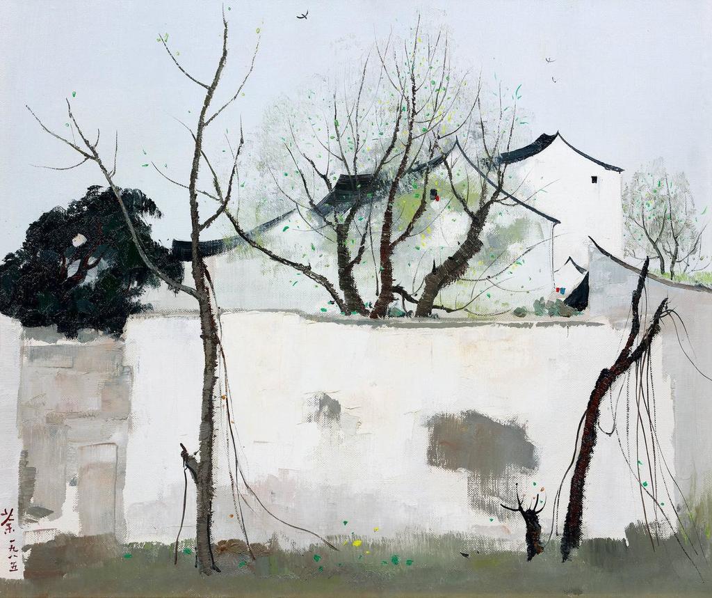 Wu Guanzhong, Early Spring In The Sonth
