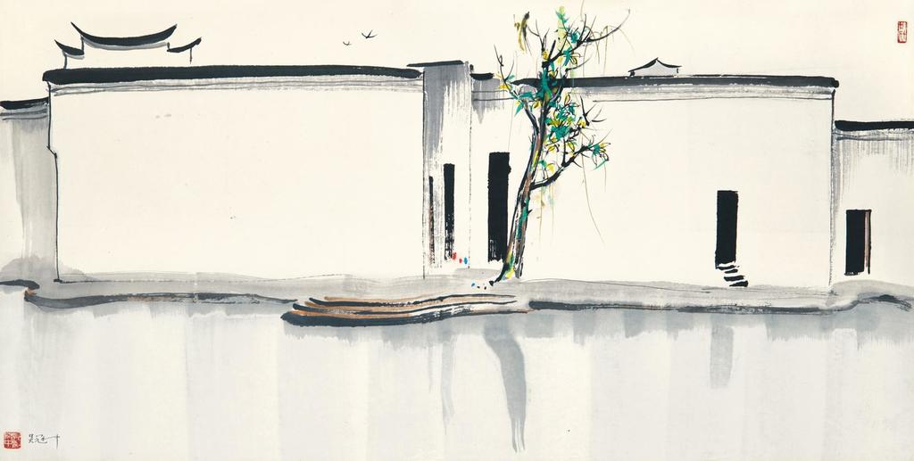 Wu Guanzhong, TWO SWALLOWS
