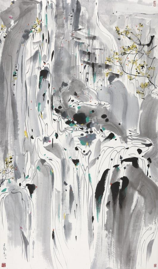 Wu Guanzhong, Waterfall Torrents