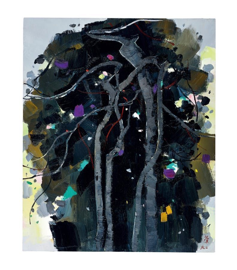 Wu Guanzhong, Black Pines