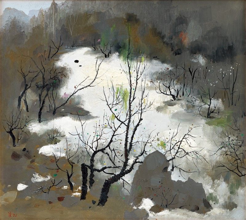 Wu Guanzhong, Forgetful Snow