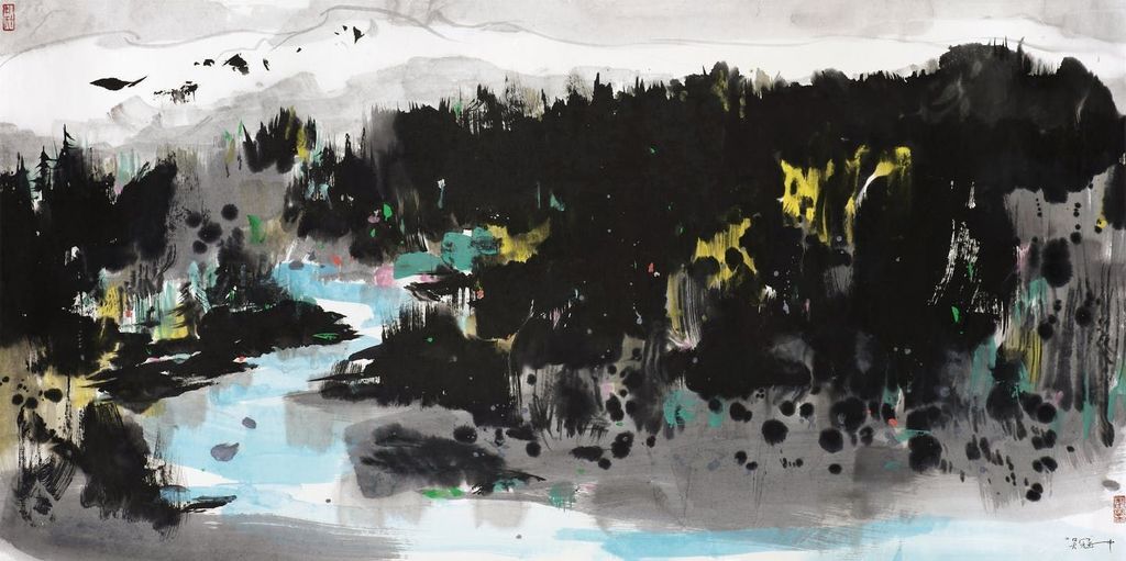 Wu Guanzhong, THE POND, A POND OF MYTH