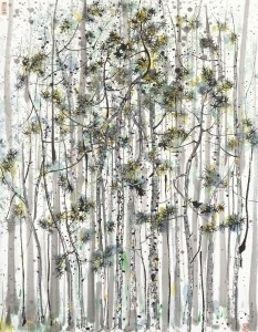 Wu Guanzhong, PINE WOODS
