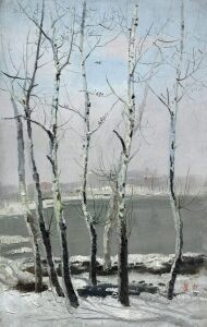 Wu Guanzhong, Snowscape in Beijing