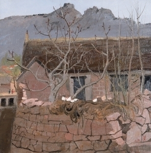 Wu Guanzhong, A Fisherman's Yard