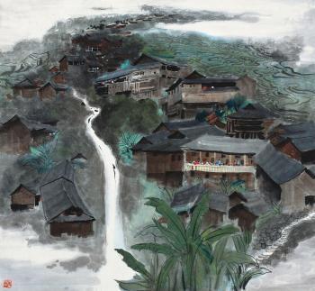 Wu Guanzhong, Yun Nan landscape