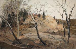 Wu Guanzhong, Early Spring at Zi Zhu Yuan Park