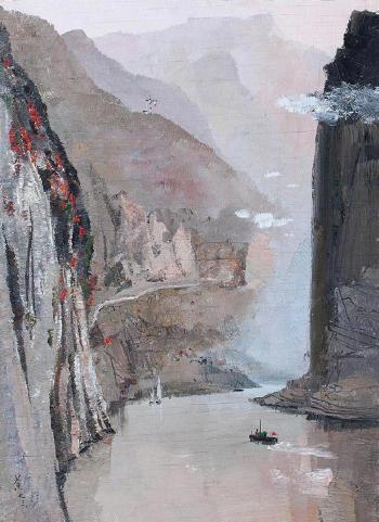Wu Guanzhong, The three Gorges of the Yangtze river