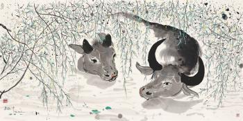 Wu Guanzhong, Buffaloes