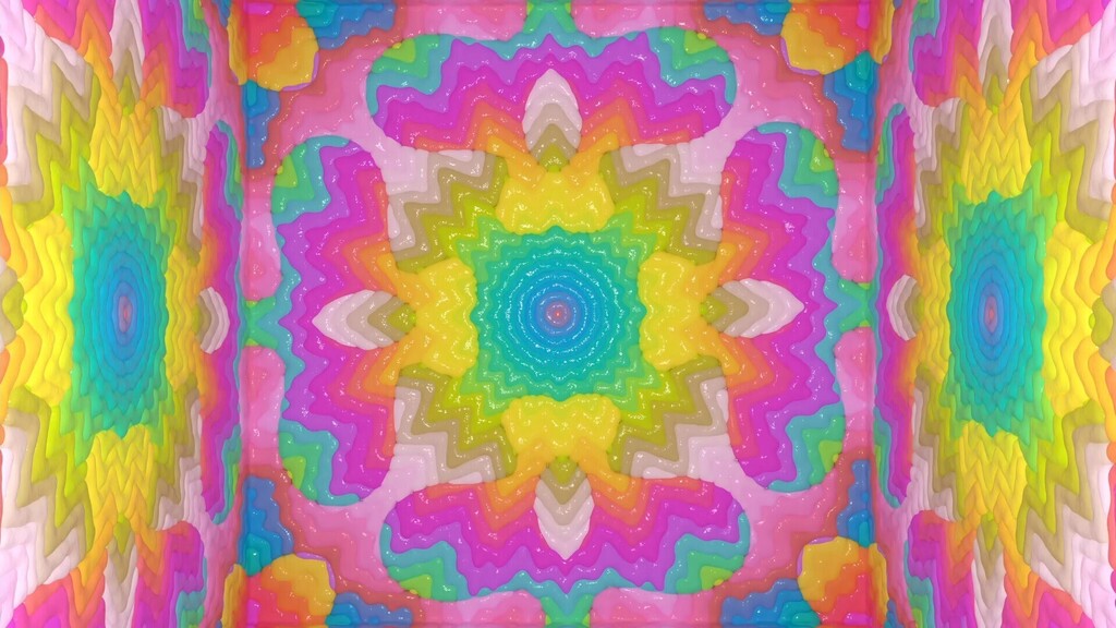 Kaleidoscopic Waterfall