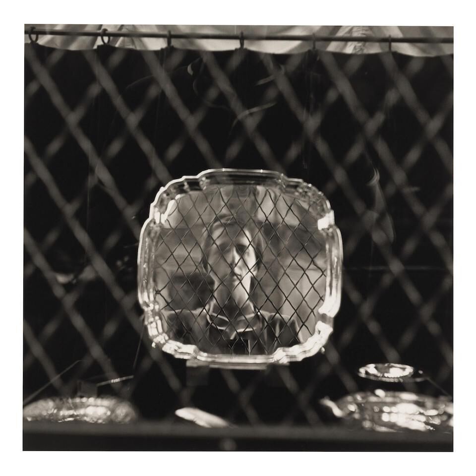 Self-Portrait (Reflection in Silver Plate)