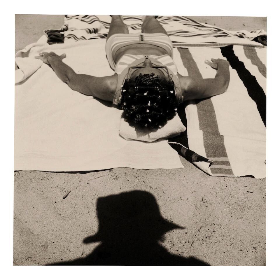 Self-Portrait (Sunbather at Beach)