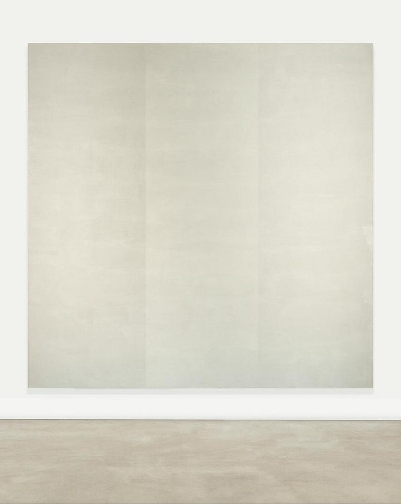Mary Corse, Untitled (White Inner Band, Beveled Edge)