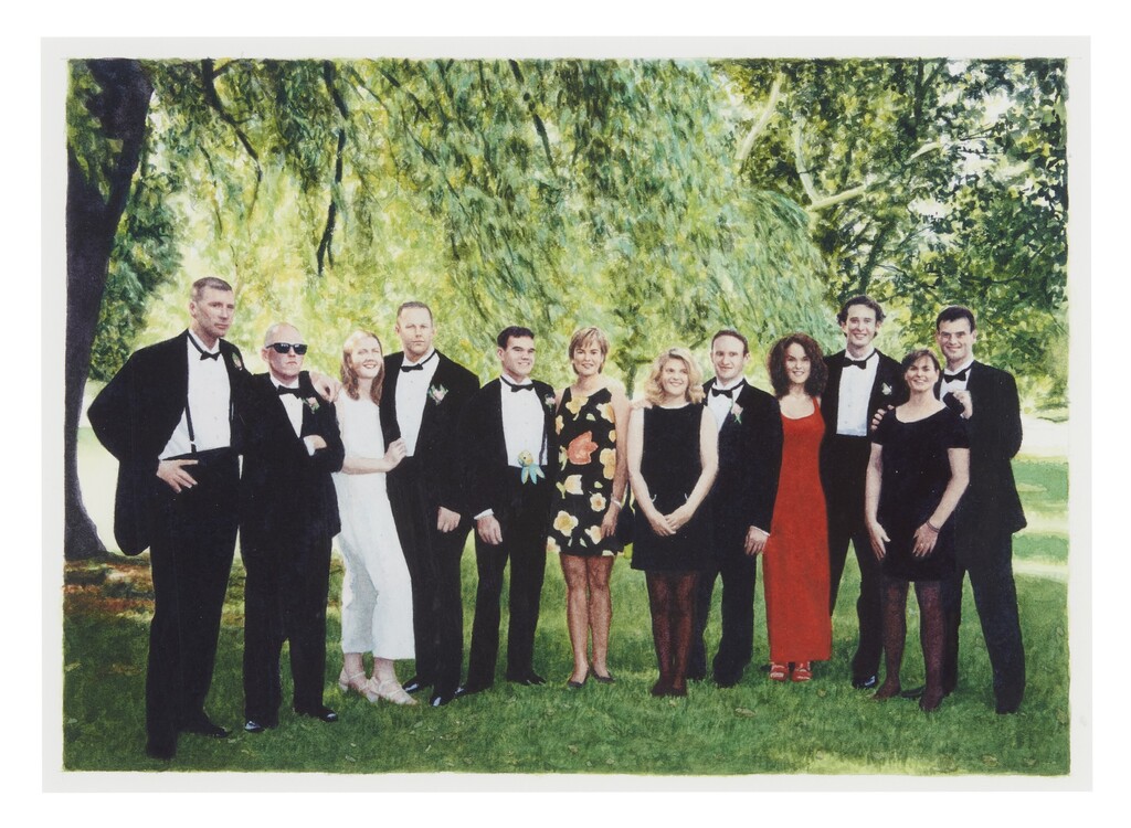 Friends At A Wedding