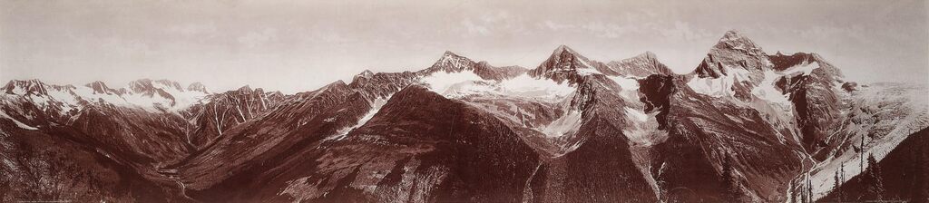 The Heart of the Selkirks, British Columbia (Panorama)