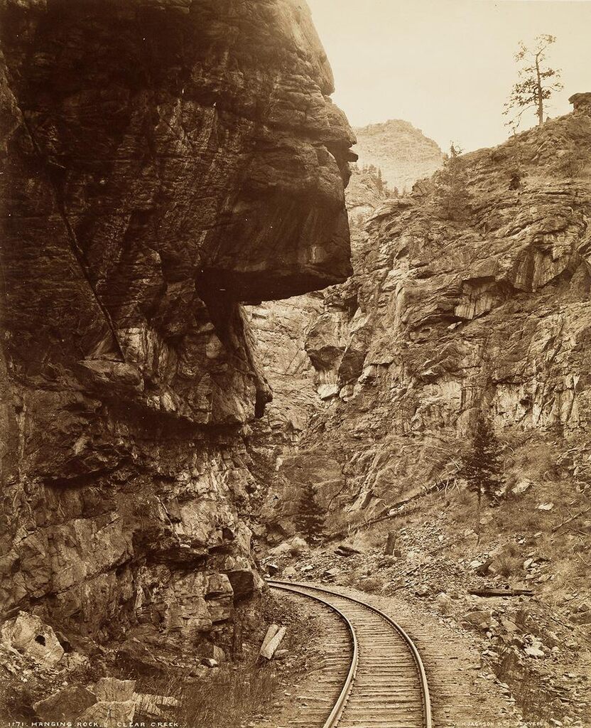 Hanging Rock, Clear Creek Canyon, Colorado (Union Pacific Railway)
