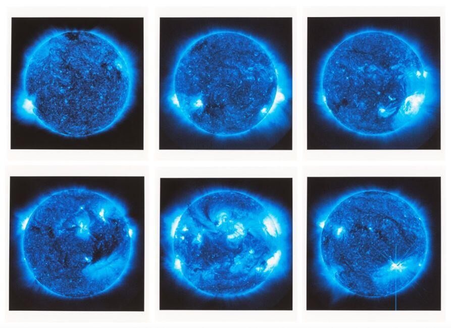 „Die Sonne um Mitternacht schauen SDO/NASA (Blue)“