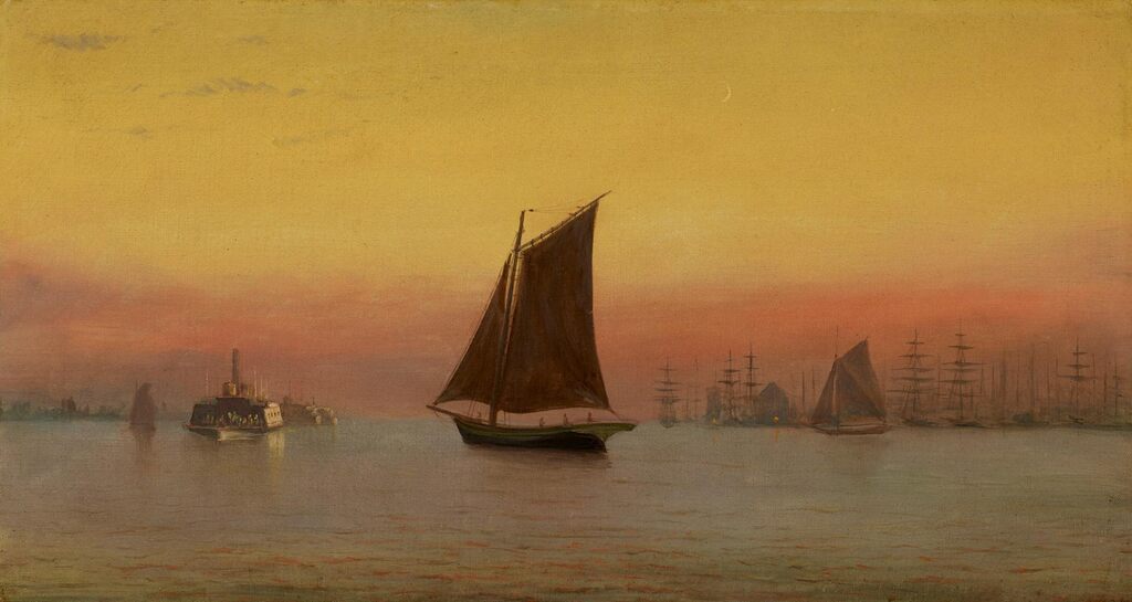 Misty Morning, New York Harbor