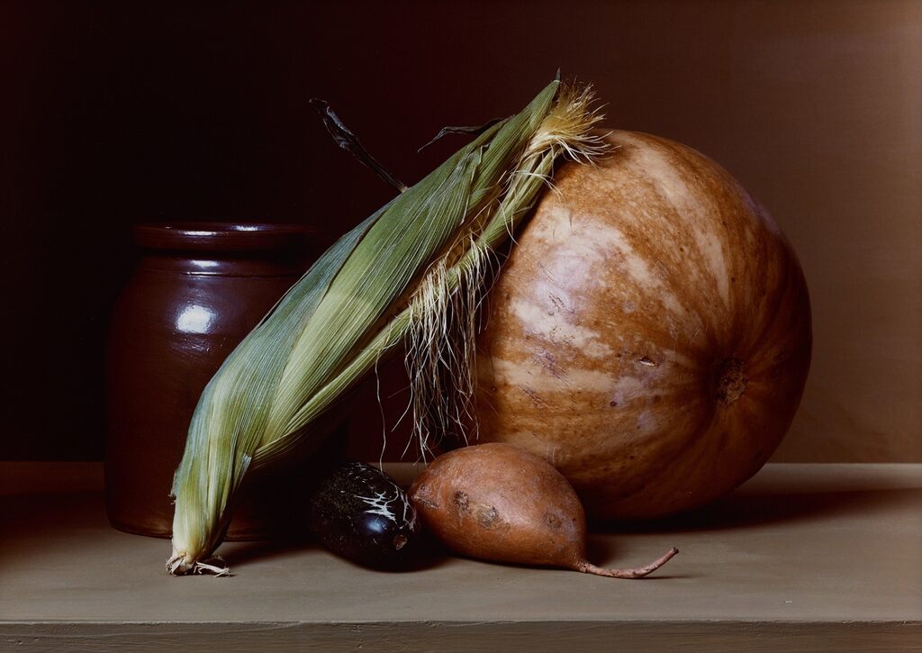 Early American, Still Life with Vegetables