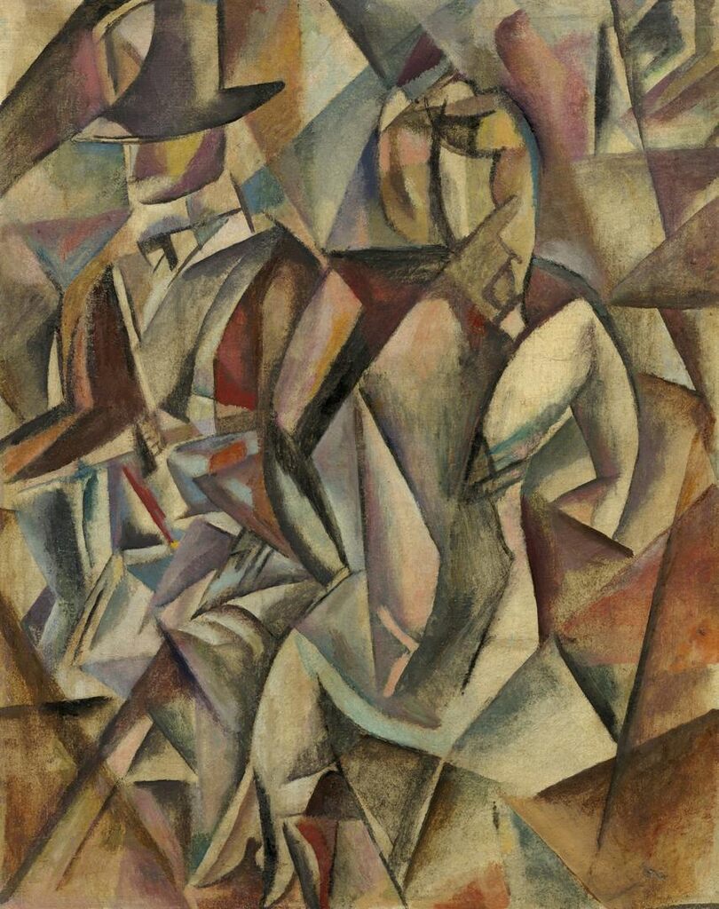 Homme et femme (recto); Les robes claires (verso)