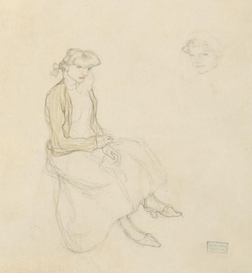 Seated woman