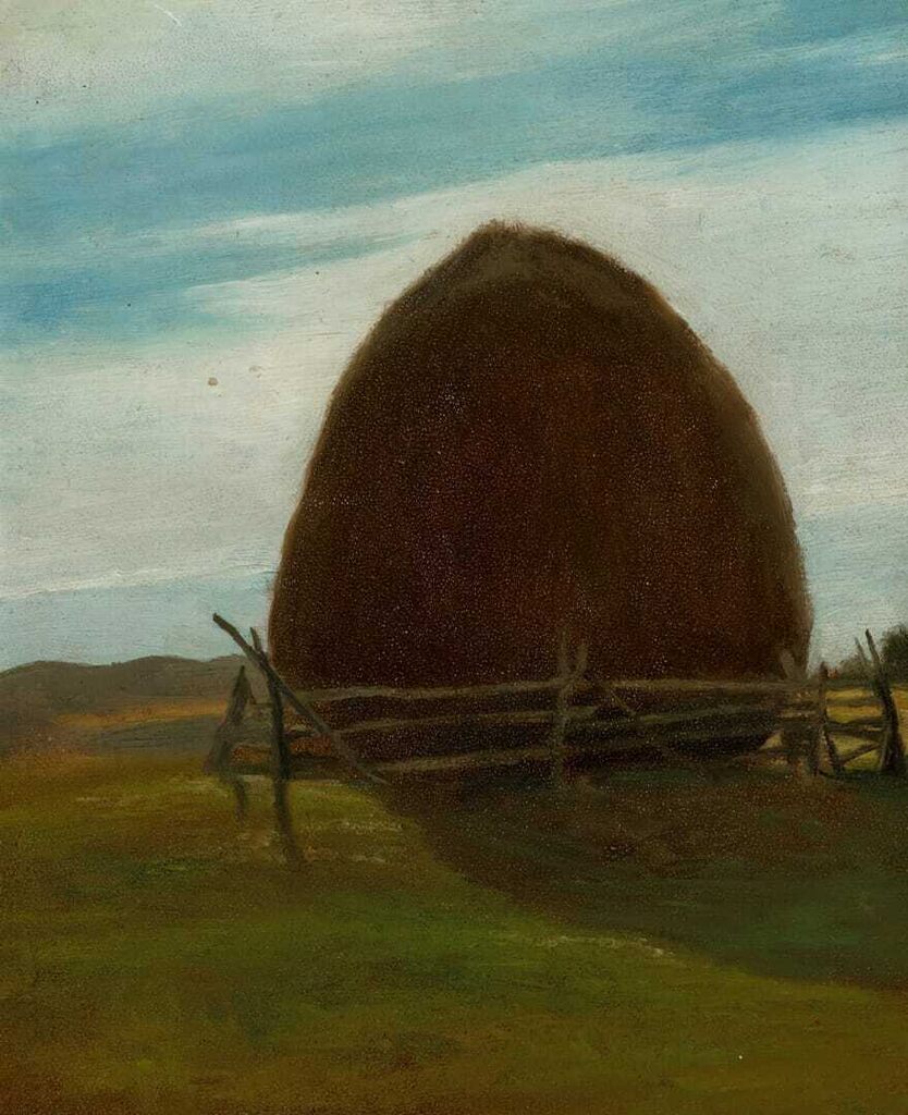 Afternoon: Blue and White Sky, Haystack