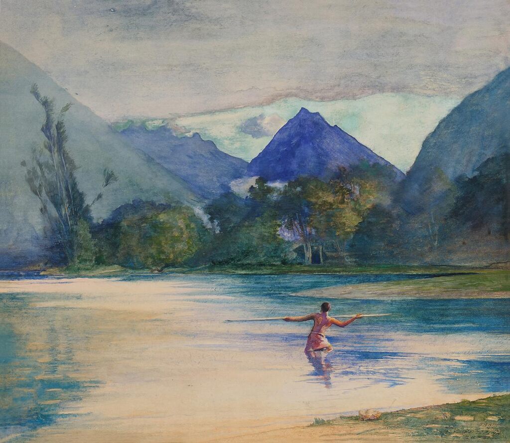 Entrance to the Vai-Te-Piha River, Cook's Anchorage
