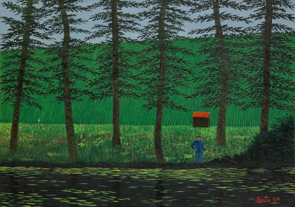 Le pêcheur aux grands arbres