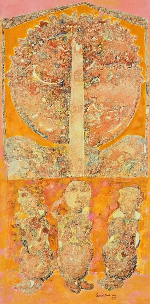 Untitled (Figures Under Tree)