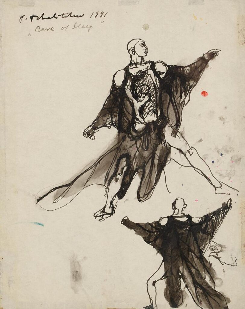 Costume Design for George Balanchine's Cave of Sleep