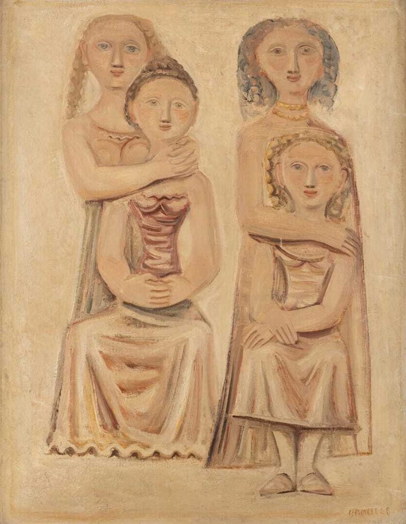 Figure abbracciate / Madri e figlie (Figures Embraced / Mothers and Daughters)