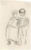Promenading couple