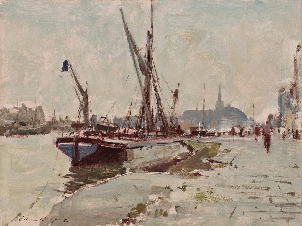 Quayside Scene, Ostend