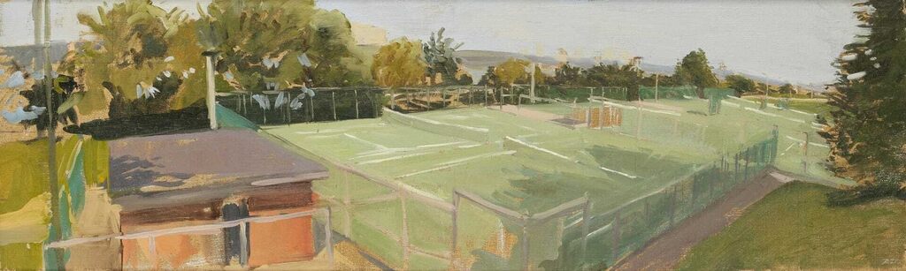 Study for the Tennis Courts in Riverside Park at 119th Street