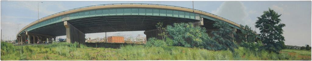 S-Bend in an Elevated Section of the New Jersey Turnpike