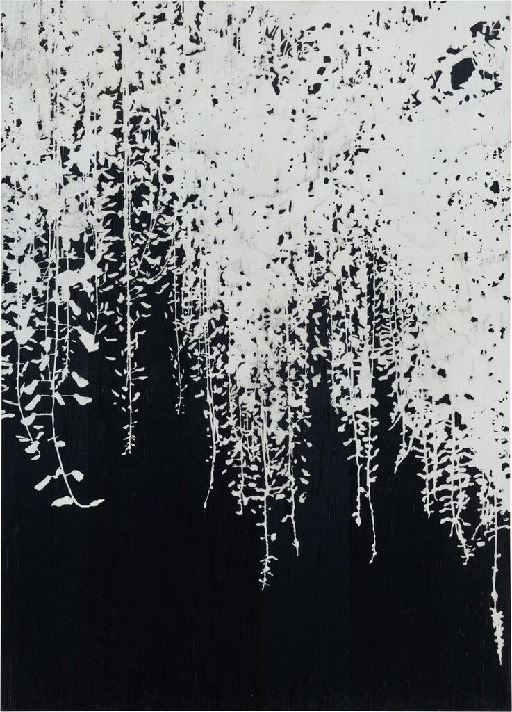 You lean against a silver-willow…and flowers drifting widespread in the water